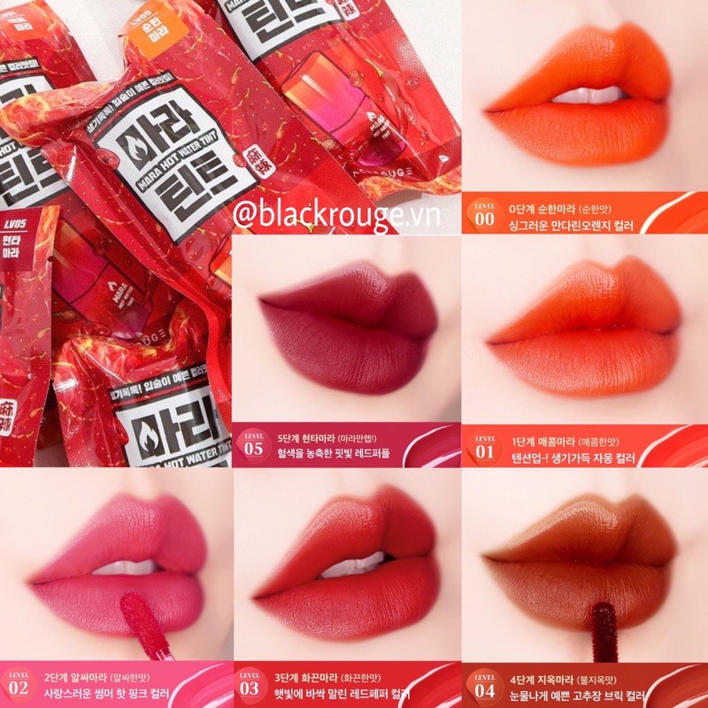Son kem Black Rouge Mara Hot Water tint | BigBuy360 - bigbuy360.vn