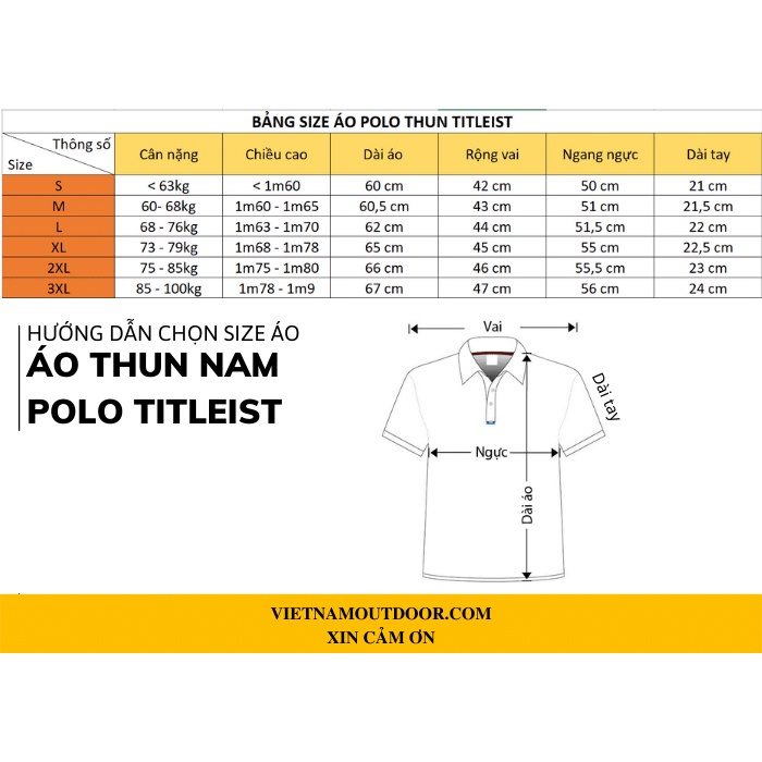 Áo Polo Titleist Nam Thời Trang - Áo Thun Có Cổ Thể Thao Titleist