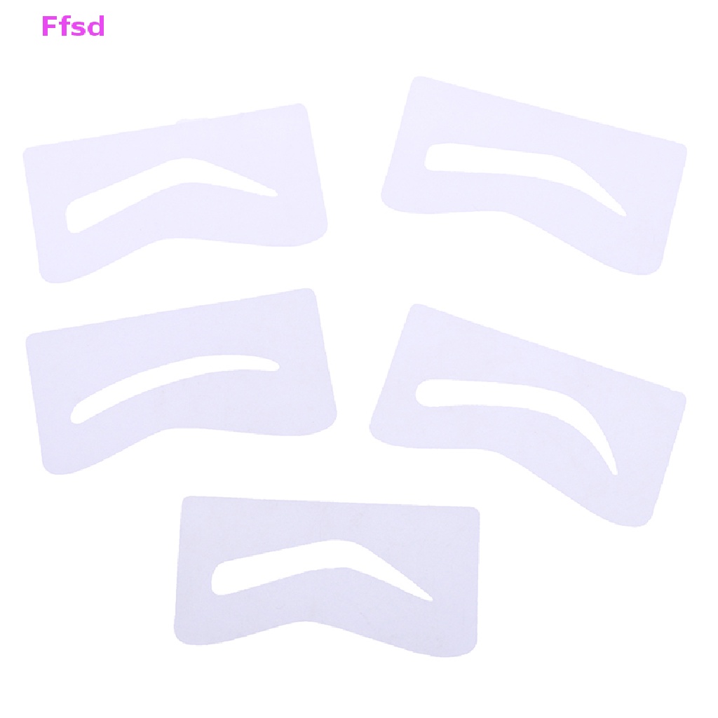 {Ffsd} Set 10 Cặp Khuôn Thẻ Định Hình Lông Mày Quyến Rũ Hàng Bán Chạy