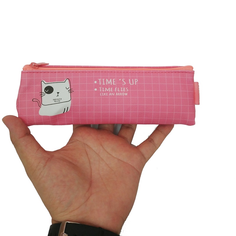 Bóp Viết Vải Classmate CL-19501 2PP0017 - Màu Hồng - Time's Up