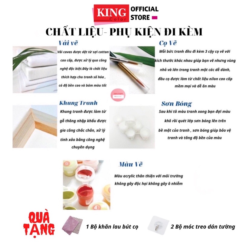 TRANH SƠN DẦU SỐ HÓA PHẬT GIÁO KÍCH THƯỚC 40X50CM TRANH TỰ TÔ MÀU NHIỀU MẪU, CĂNG KHUNG SẴN TẶNG KÈM 1 KHĂN, 1 MÓC TREO