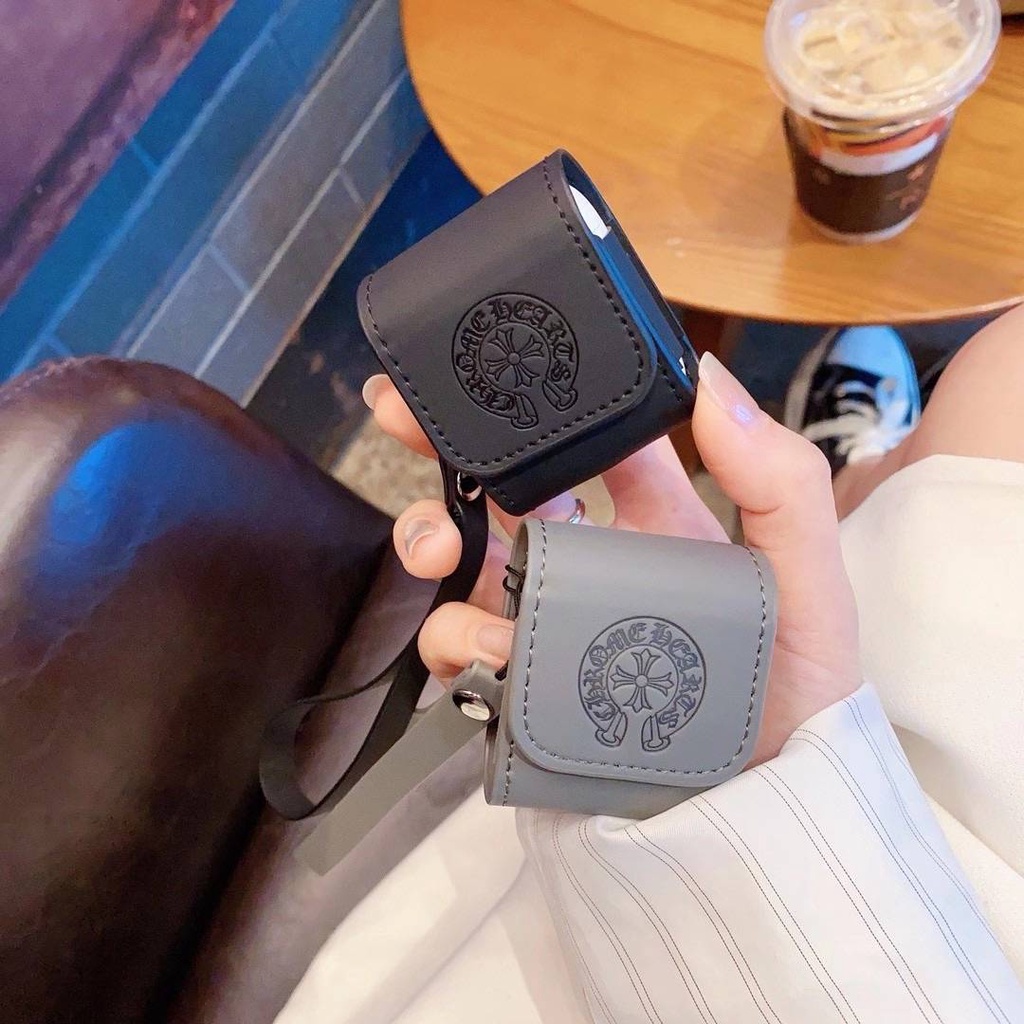 Bao Da Bảo Vệ Hộp Đựng Tai Nghe Bluetooth Không Dây Apple Thế Hệ 1 / 2 / 3/ Pro