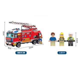 Mô Hình LEGO City Fire 60107 Xe Thang Cứu Hỏa