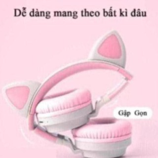 Tai nghe mèo chụp tai siêu cute