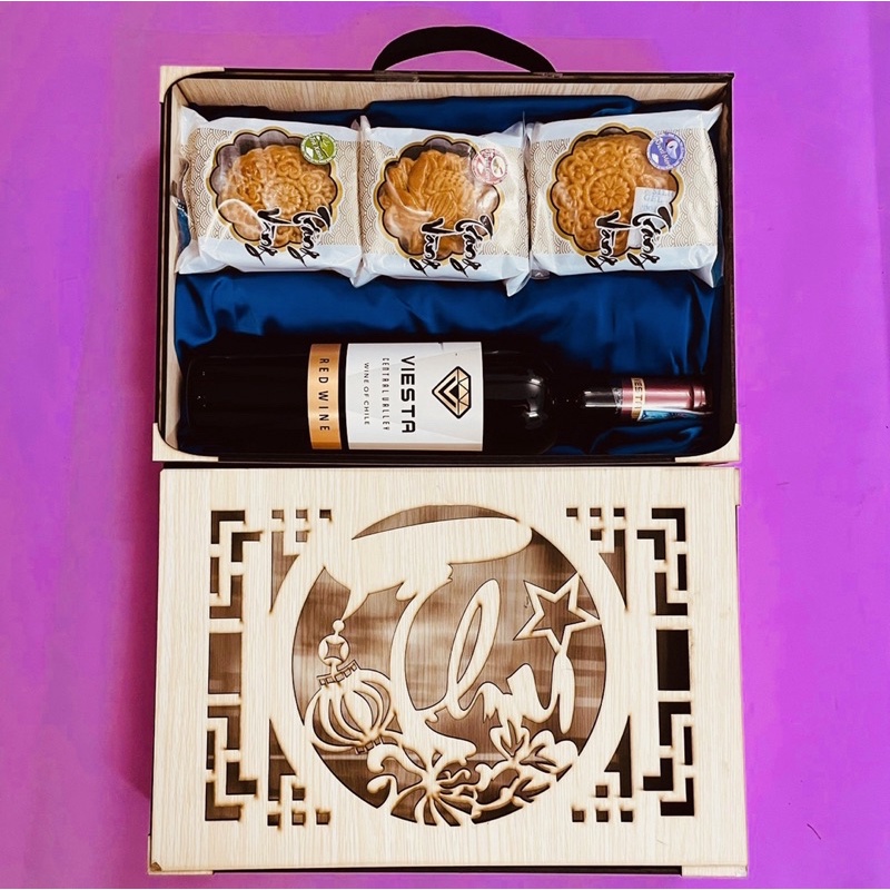 bánh trung thu hộp gỗ