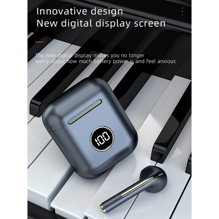 Tai Nghe Không Dây X1 TWS Bluetooth 5.2 Màn Hình Kỹ Thuật Số Có Mic