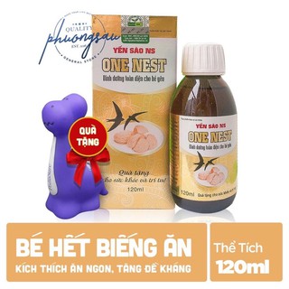 Siro yến sào ONE NEST chính hãng giá sỉ đặc biệt tặng khủng long chút chít cho bé yêu