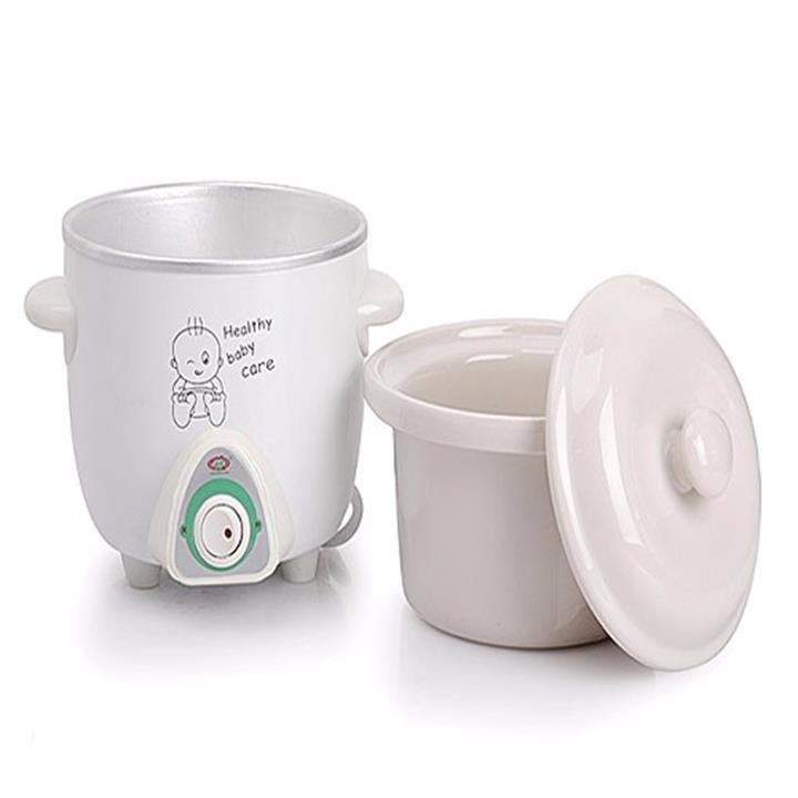 Nồi điện nấu cháo, nấu bột, kho cá, chưng yến Baby Carey