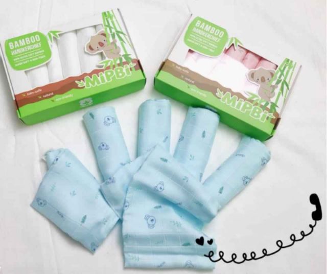 Khăn sữa sợi tre mipbi