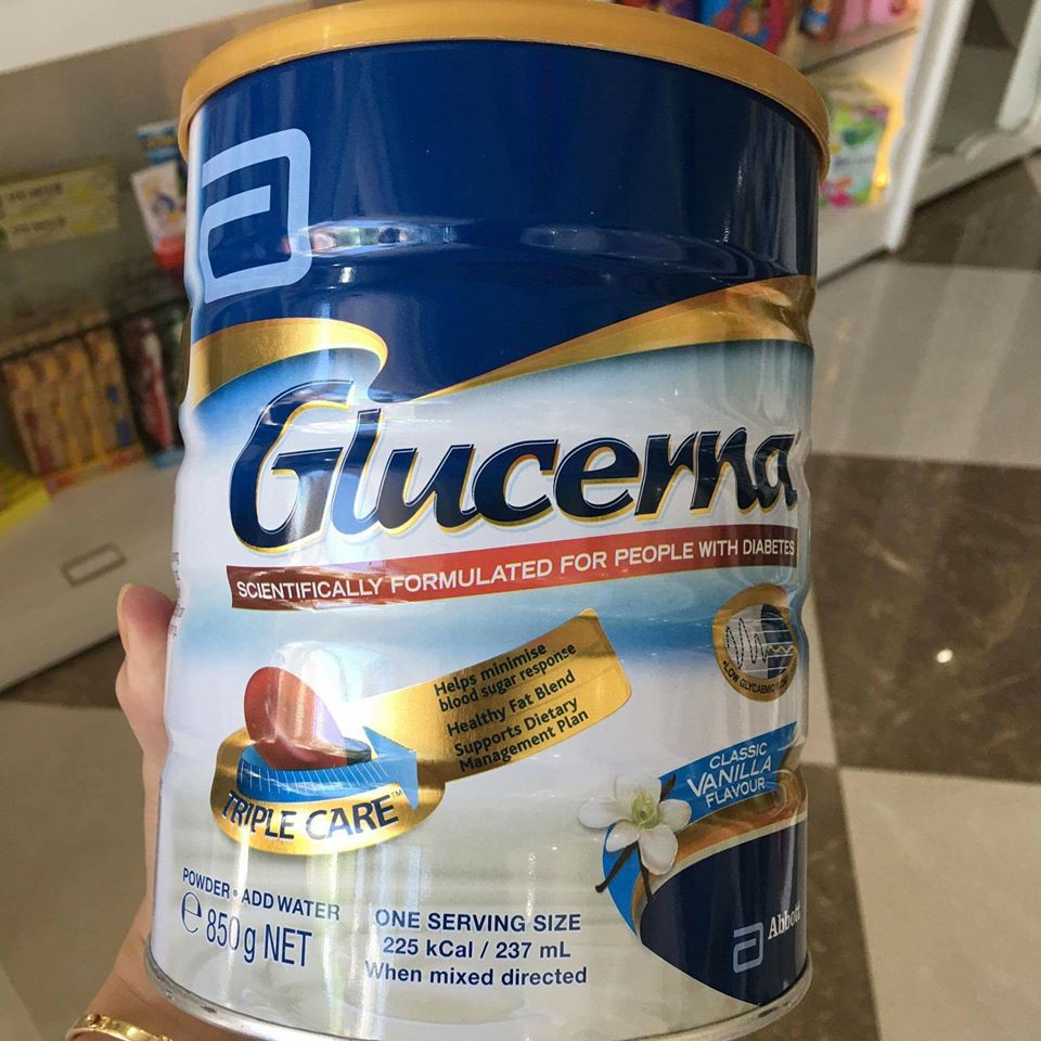 Sữa Glucerna Úc 850Gr - Dành Cho Người Tiểu Đường