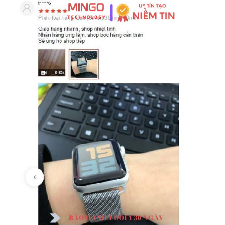 Dây Đeo Apple Watch Thép Không Gỉ - Khóa Nam Châm dành cho Apple Watch Series 6/5/4/3/2/1