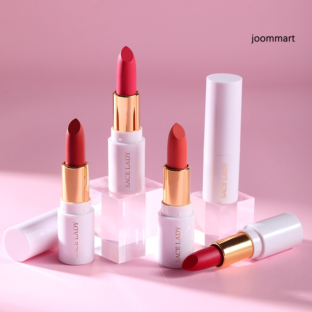 【JM】SACE LADY Matte Non Sticky Long Lasting Waterproof Lip Gloss Lipstick Cosmetic