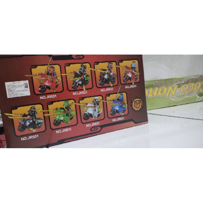 1 Set 8 Mô Hình Lego Ninjago Contents