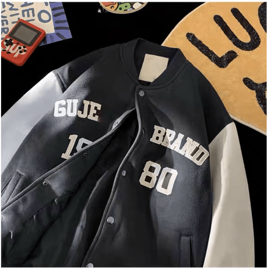 ÁO KHOÁC BOMBER NAM NỮ HAI LỚP CÓ TÚI TRONG THÊU HẠO TIẾT 1980 CAO CẤP