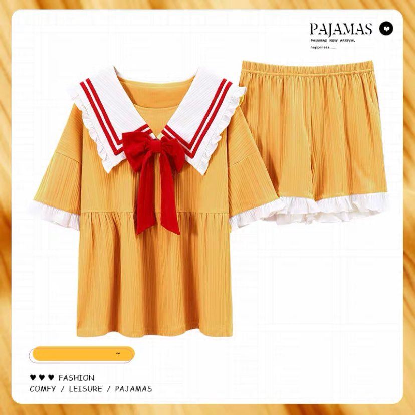 ( New ) Bộ Thủy Thủ Nữ Hàng Chuẩn Đẹp Quảng Chấu Chất Liệu Cotton Không Phai Không Nhăn, Mềm Mại Thấm Hút