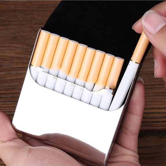 Hộp đựng thuốc lá bọc da K-rong Y2#