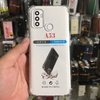Ốp Lưng Oppo A53 Dẻo Trong Suốt Chống Sốc Có Gù Bảo Vệ 4 Gốc