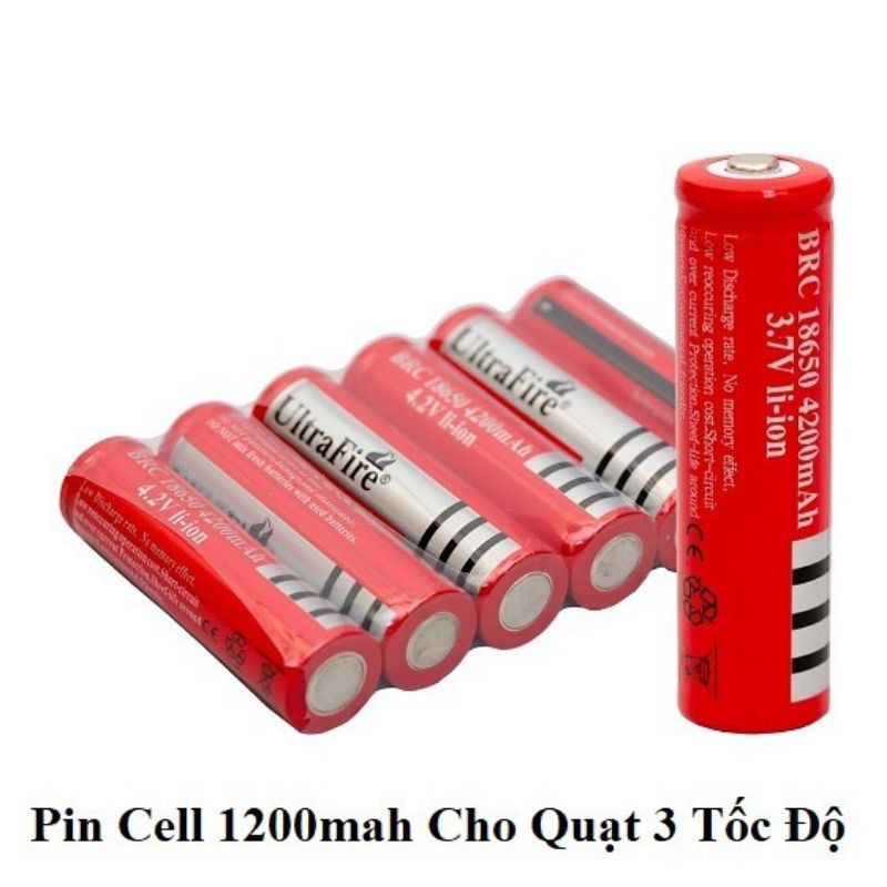 Pin Cell 1200mah Hàng Xịn Cho Quạt 3 Tốc Độ