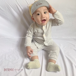 Bộ cotton gân xốp cho bé