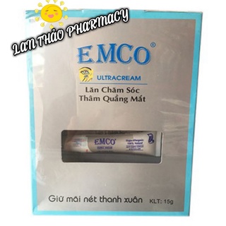 EMCO tuýp 15g giúp hỗ trợ xóa thâm quầng mắt hiệu quả