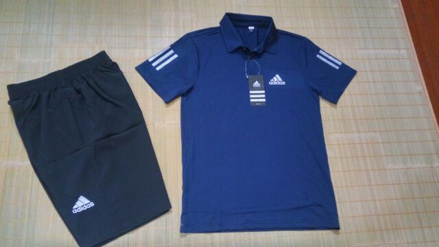 Bộ thun lạnh chất đẹp màu tím than, thấm mồ hôi tốt, thoải mái khi chơi thể thao | BigBuy360 - bigbuy360.vn