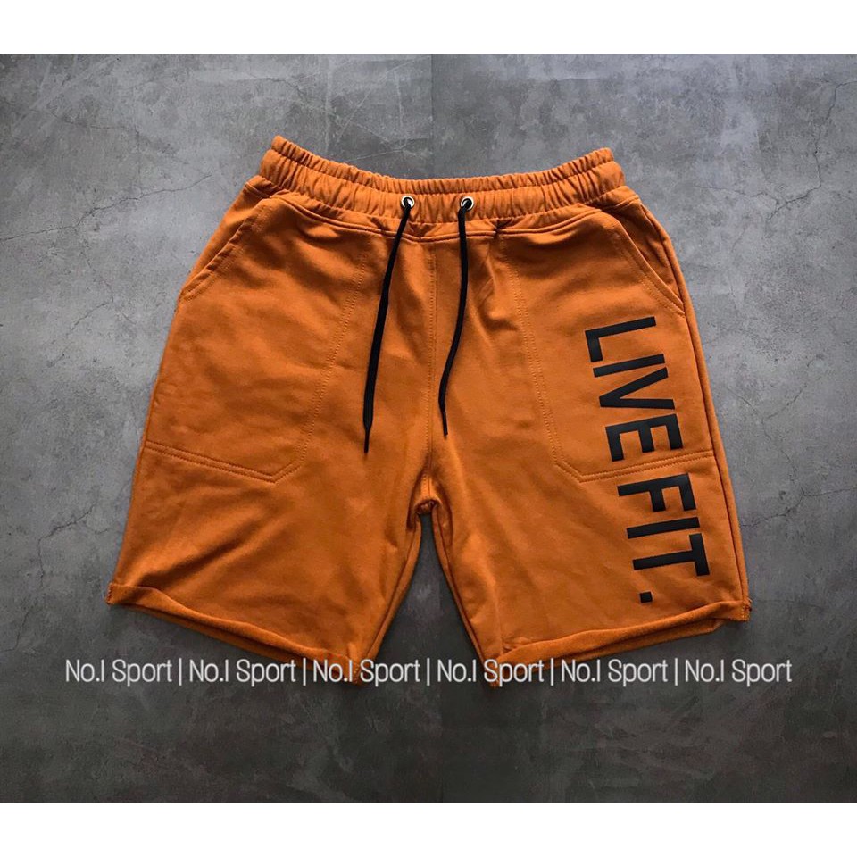 [Hình Thật] Short Thể Thao, Gym Live Fit Thun Cotton