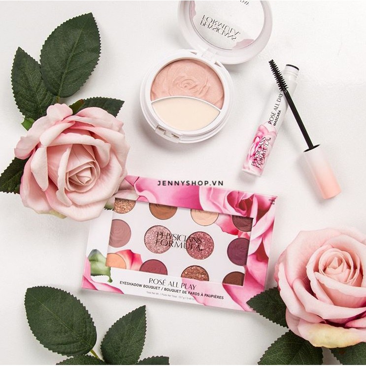 Bảng Phấn Mắt 12 Ô Physicians Formula Rose All Day Eyeshadow Bouquet