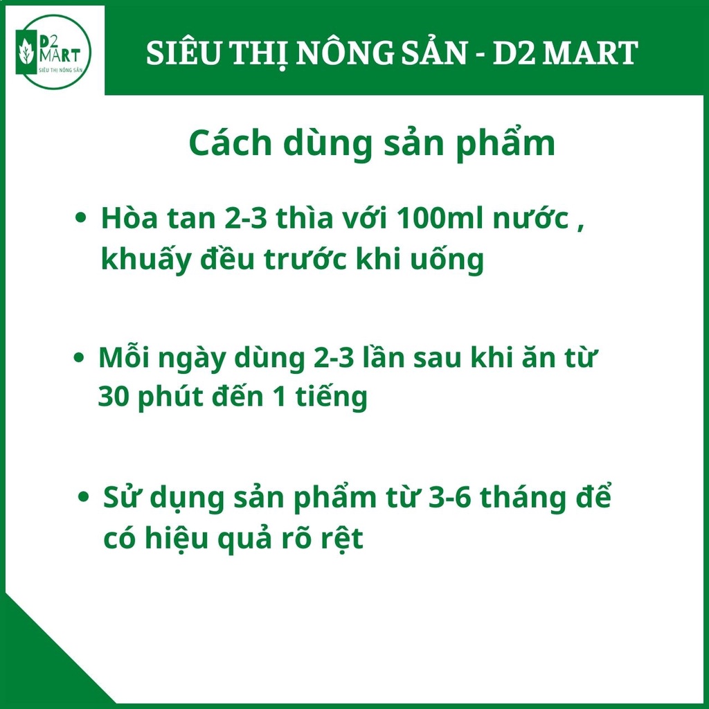 Tinh bột nghệ đen nguyên chất Yên Sơn 500g-Giúp tiêu hoá,bổ máu,giảm đau bụng kinh-Siêu thị nông sản D2 Mart
