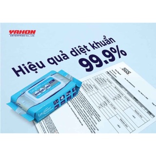 Khăn ướt cồn Let-Green 50 miếng/bao