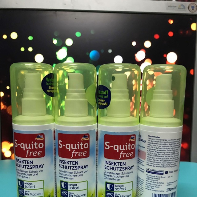 Xịt chống muỗi và côn trùng đốt S-quito Free