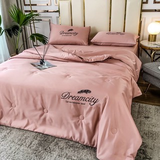 Bộ Gra Nệm Lụa Dream City Cao Cấp cho homestay khách sạn đầy đủ size (drap phủ hoặc bo chun)