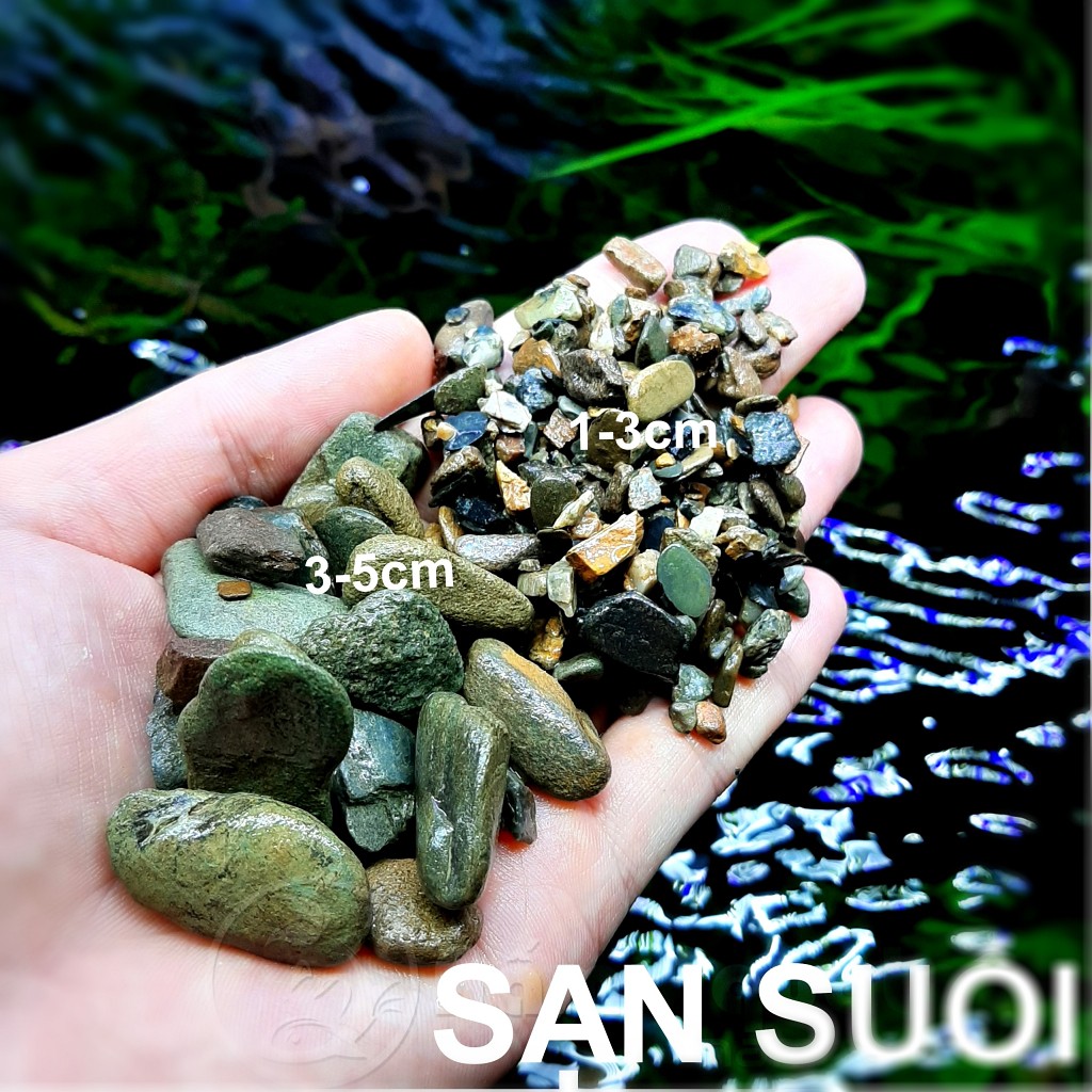 Sạn Suối - Sỏi Suối Thiên Nhiên - Trải Nền Cực Đẹp