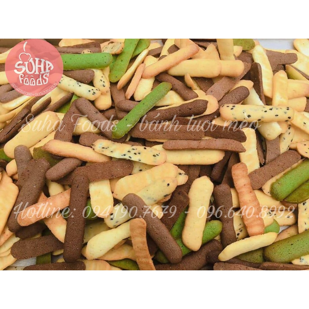 Bánh quy lưỡi mèo/ bánh đồng tiền tròn giòn thơm đặc biệt