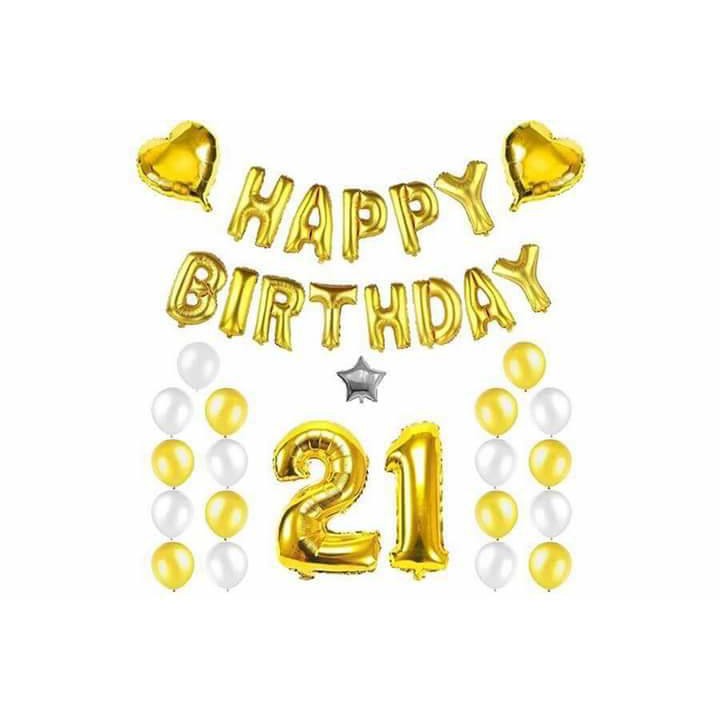 Bộ chữ happy birthday M22