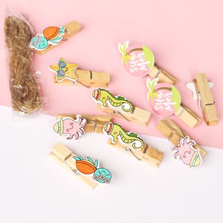 Bộ 10 kẹp gỗ Design Pub hình Summer (KG07)