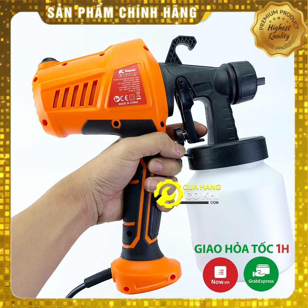 Máy phun sơn cầm tay Kapusi chuyên dụng cho thợ sơn