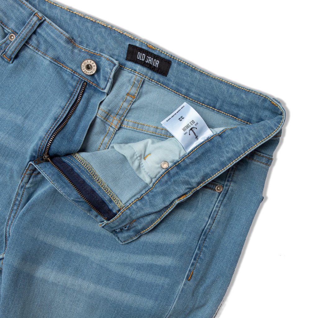 Quần Jean Nam Cao Cấp OLD SAILOR Chất Quần Jean Aero Cool Dáng Straight Thời Trang Big Size Upto 42