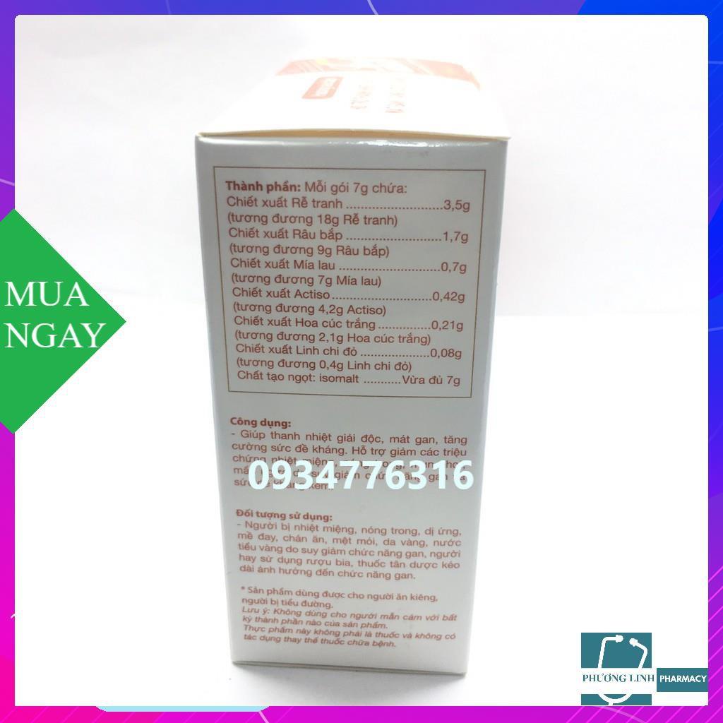 Bột Tan Thanh Nhiệt Live Cool Hương Râu Bắp - Hộp 10 Gói