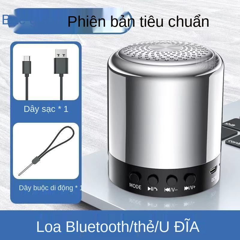 ✕№Âm thanh 9D Loa Bluetooth Không Dây Pháo thép mini AI thông minh, xe tải cắm điện khối lượng lớn di động