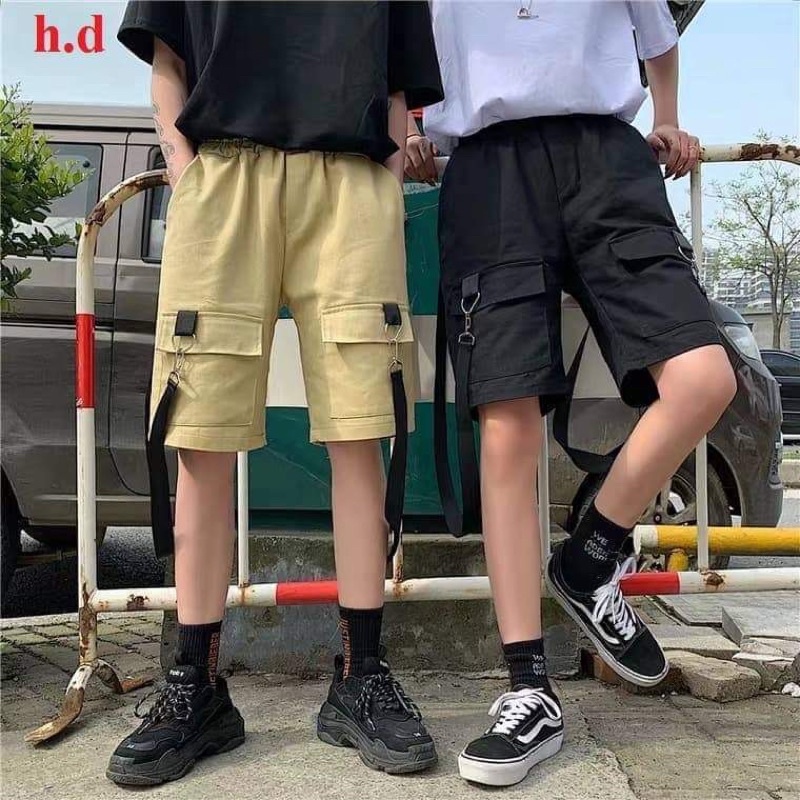 Quần đùi Kaki dây móc túi HD12