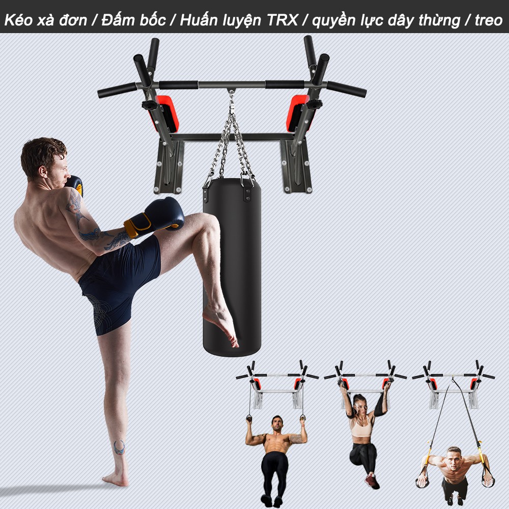 OneTwoFit Xà Đơn , Pull-up xà ngang trong nhà dụng cụ tập thể dục tại nhà cát Túi đựng thiết bị tập luyện đa năng OT066N