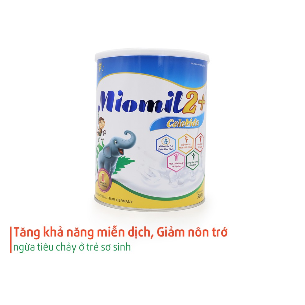 Sữa Miomil Colokids  ⚡️FREESHIP⚡️ Tăng cường khả năng miễn dịch, Giảm nôn trớ, ngừa tiêu chảy ở trẻ sơ sinh (Hộp 900g)