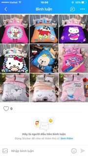 Chăn ga gối cotton 3D