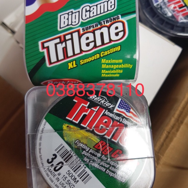 Dây Cước Trilene - BigGame 500m, Dây Câu Cá - DCC 2