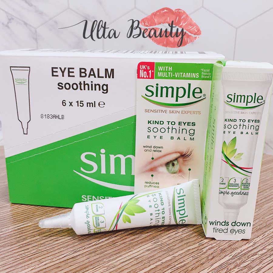 Kem Dưỡng Mắt Simple Kind To Eyes Soothing Eye Balm (15ml)