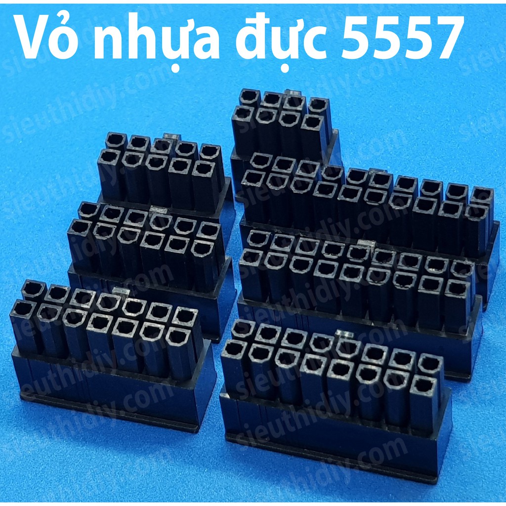 Vỏ nhựa 5557 4P6P8P10P12P14P16P18P20P22P