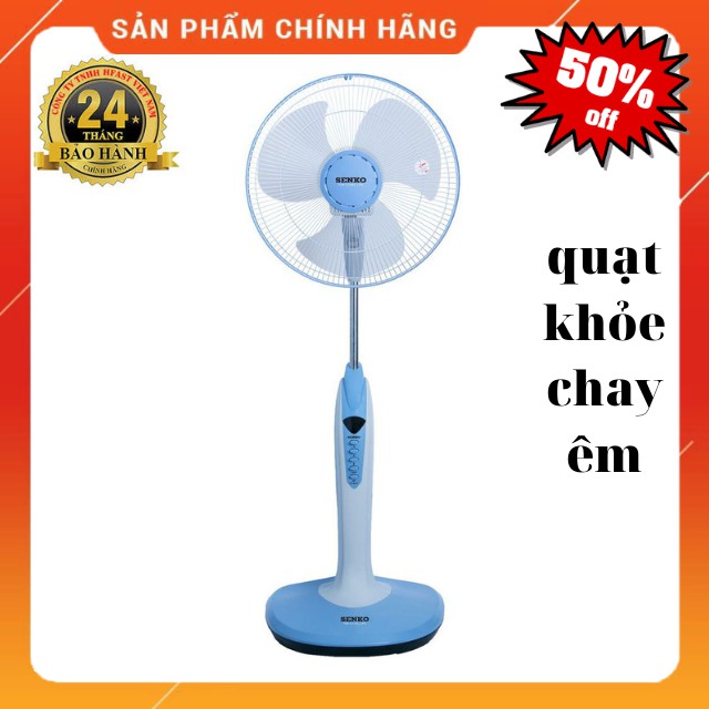 [ HÀNG CHÍNH HÃNG ] Quạt Cây đứng -Quạt Rút Lửng Cao Cấp -Senko DD1602- 47W- CHẮC- KHỎE -ÊM -Bảo Hành 12 Tháng