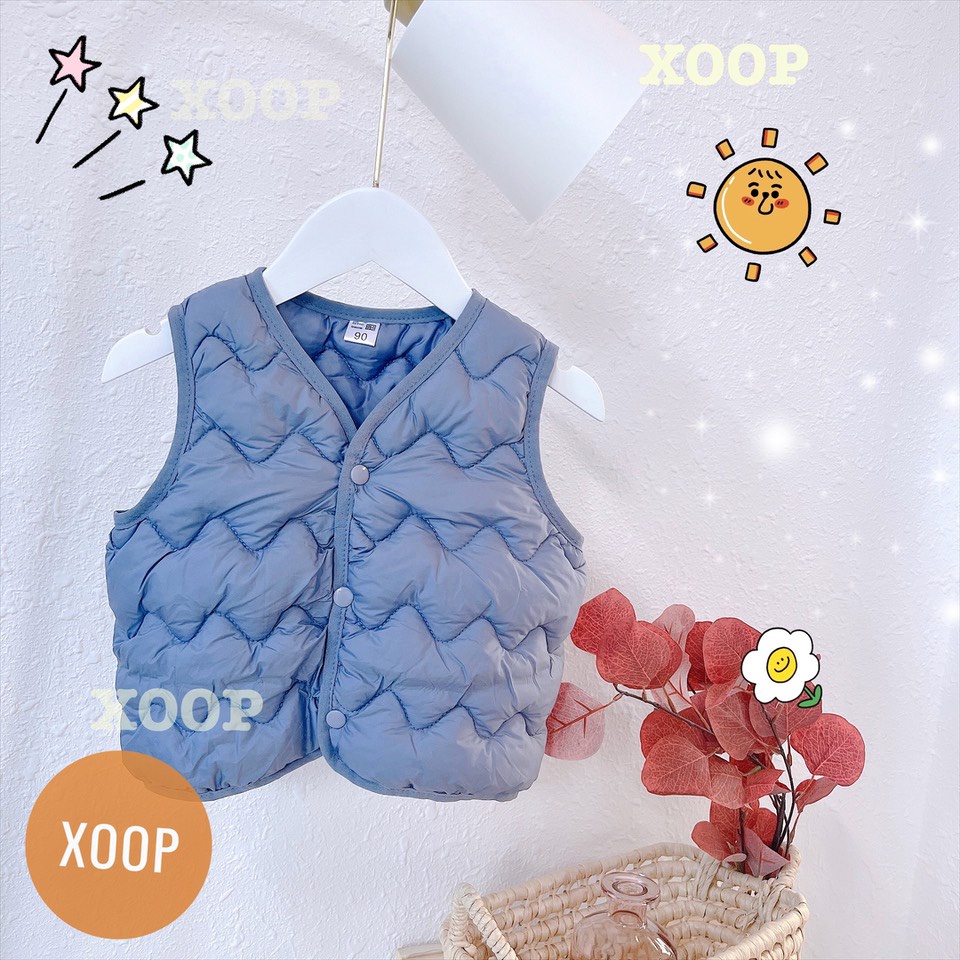 Áo gile phao trần sóng siêu nhẹ mềm sụn hàng quảng châu cho bé (9-20kg) (1809) shop phúc yến A6