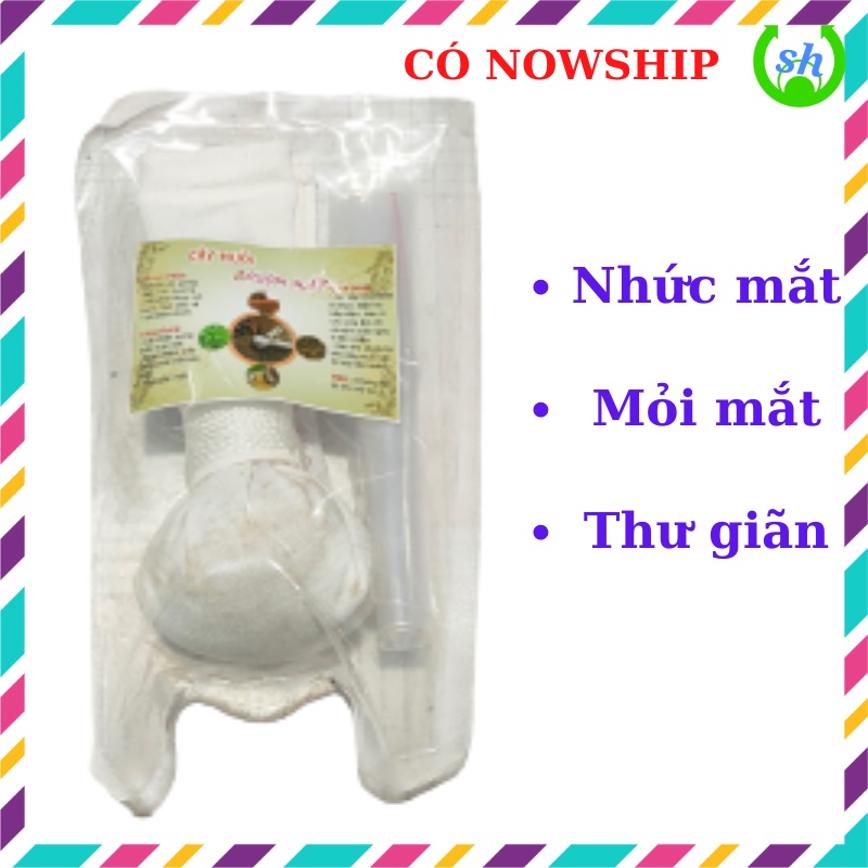 Cây muối chườm mắt thảo dược - thư giãn, giảm nhức mỏi