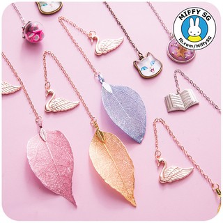 Bookmark kim loại cao cấp hình chiếc lá